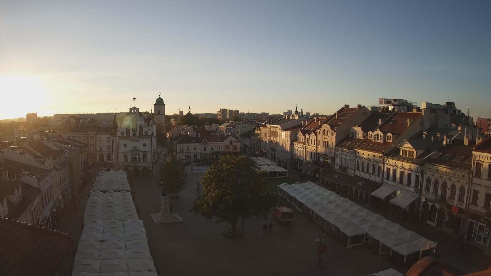 Widok z kamery Rynek w Rzeszowie